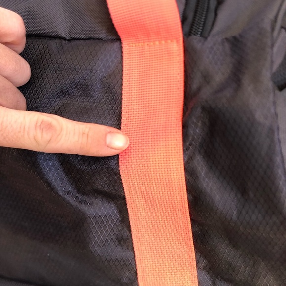 Adidas Grey and Neon Pink and Green Duffel Bag - Picture 6 of 16